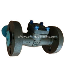 Válvula de verificação forjada do pistão da extremidade da flange do aço de API602 1500lb 2500lb